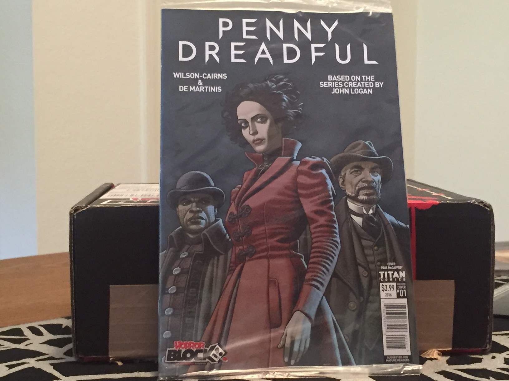 A Penny Dreadful variant cover comic in the May 2016 Horror Block