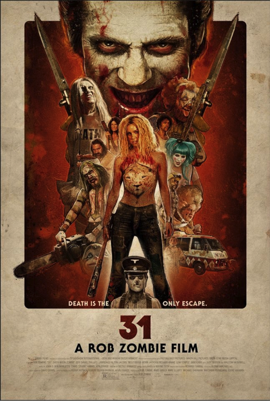 New poster for Rob Zombie's 31