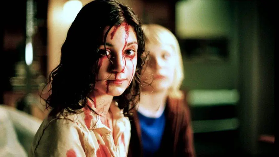 Eli and Oskar in Let the Right One In