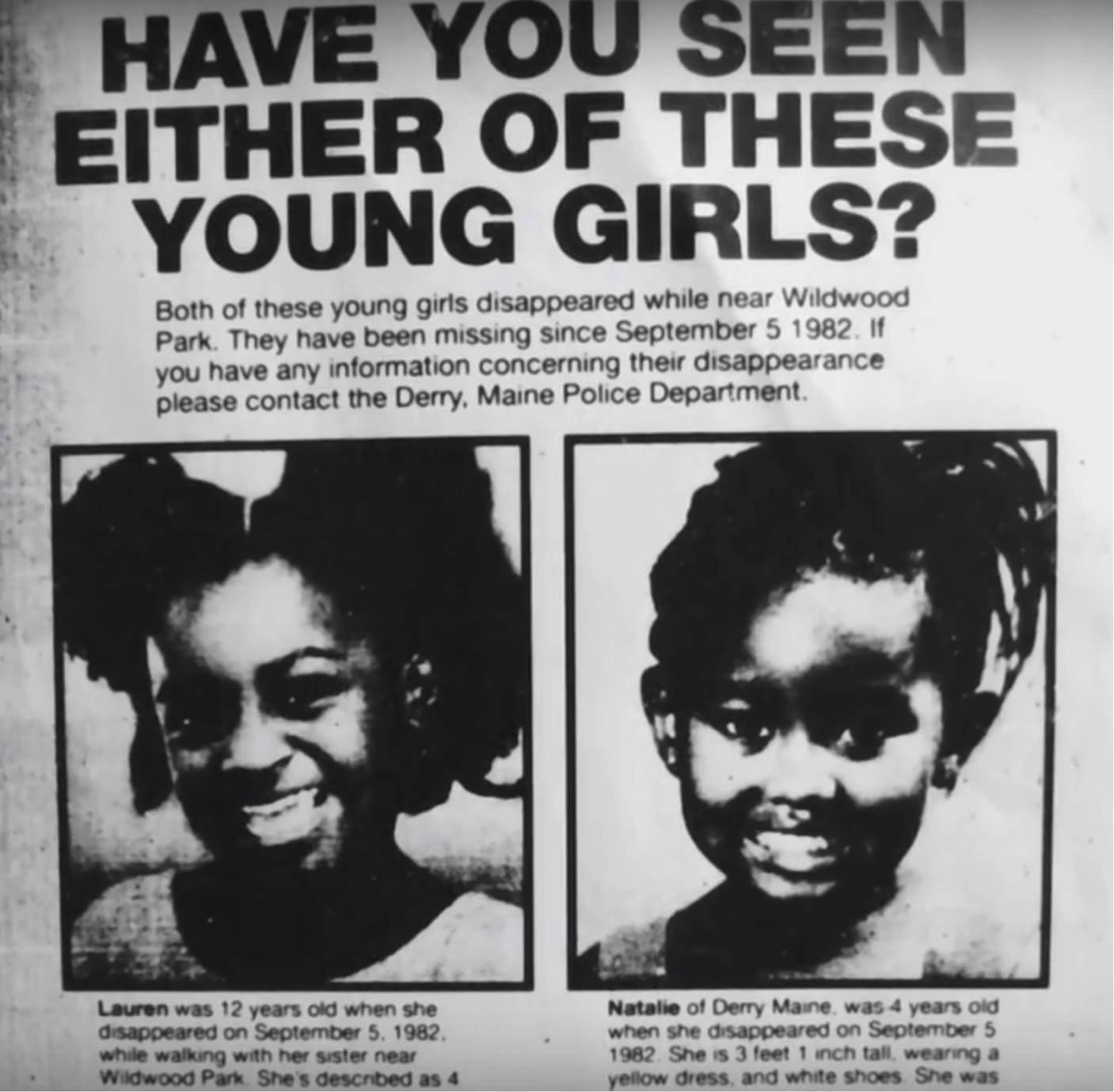 Have You Seen These Children? Missing Posters Surface from the Set of ...