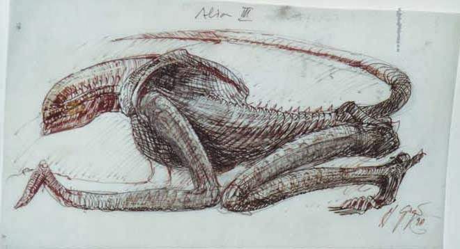 xenomorph concept art giger