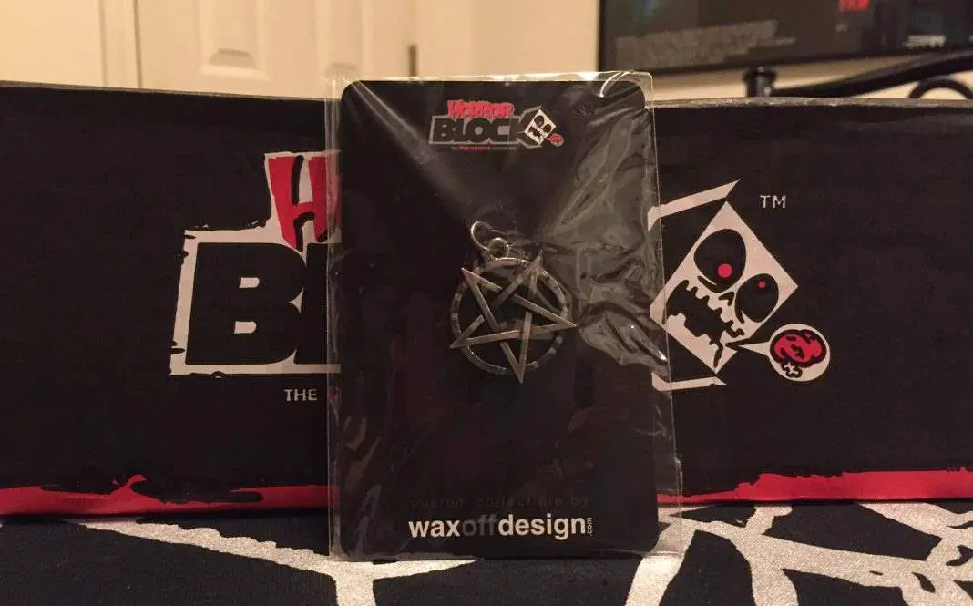 A pentagram pendant in the August 2016 Horror Block