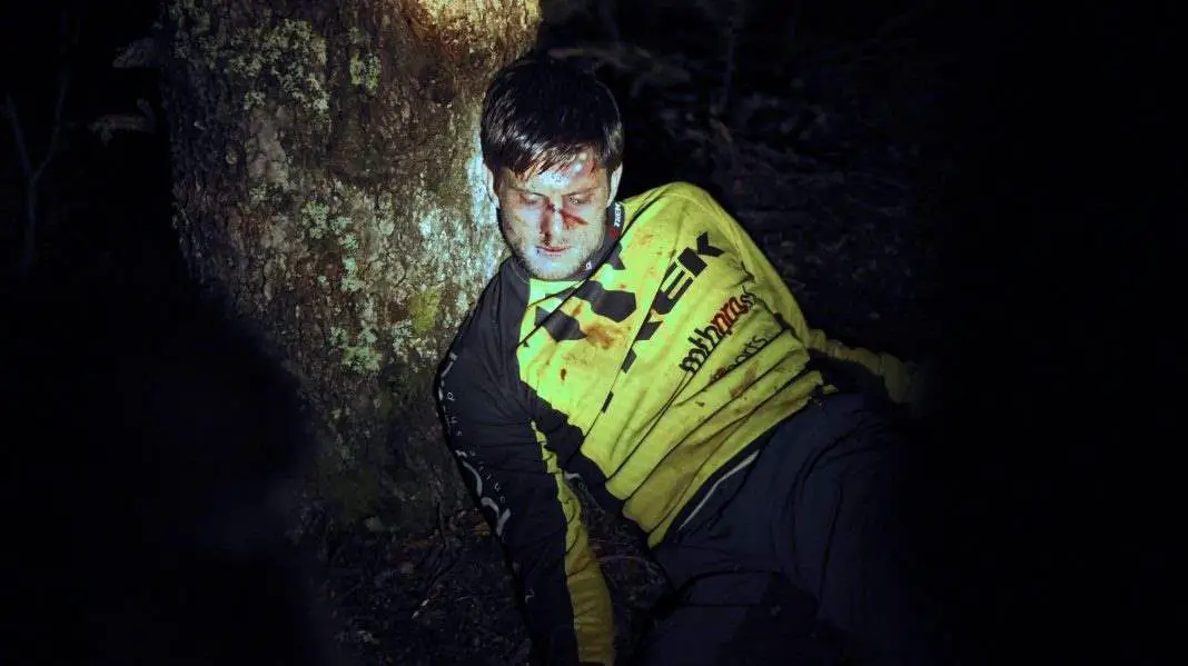 Bryce Draper bloody in Downhill