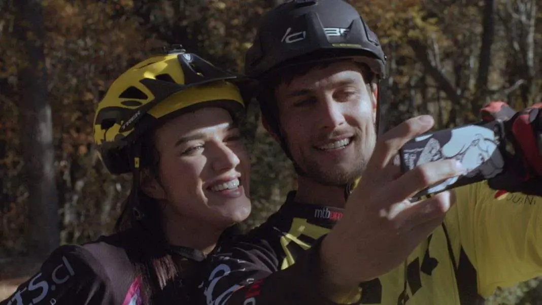 Natalie Burn and Bryce Draper in Downhill