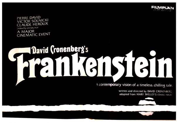 Script to Pieces: David Cronenberg's Frankenstein - Wicked Horror