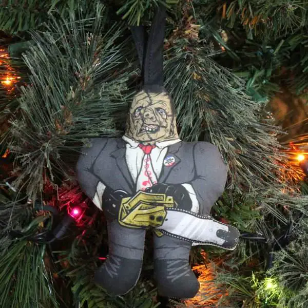 Leatherface tree ornament