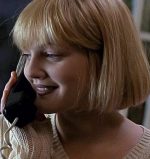 Drew Barrymore takes a call from the killer in Scream