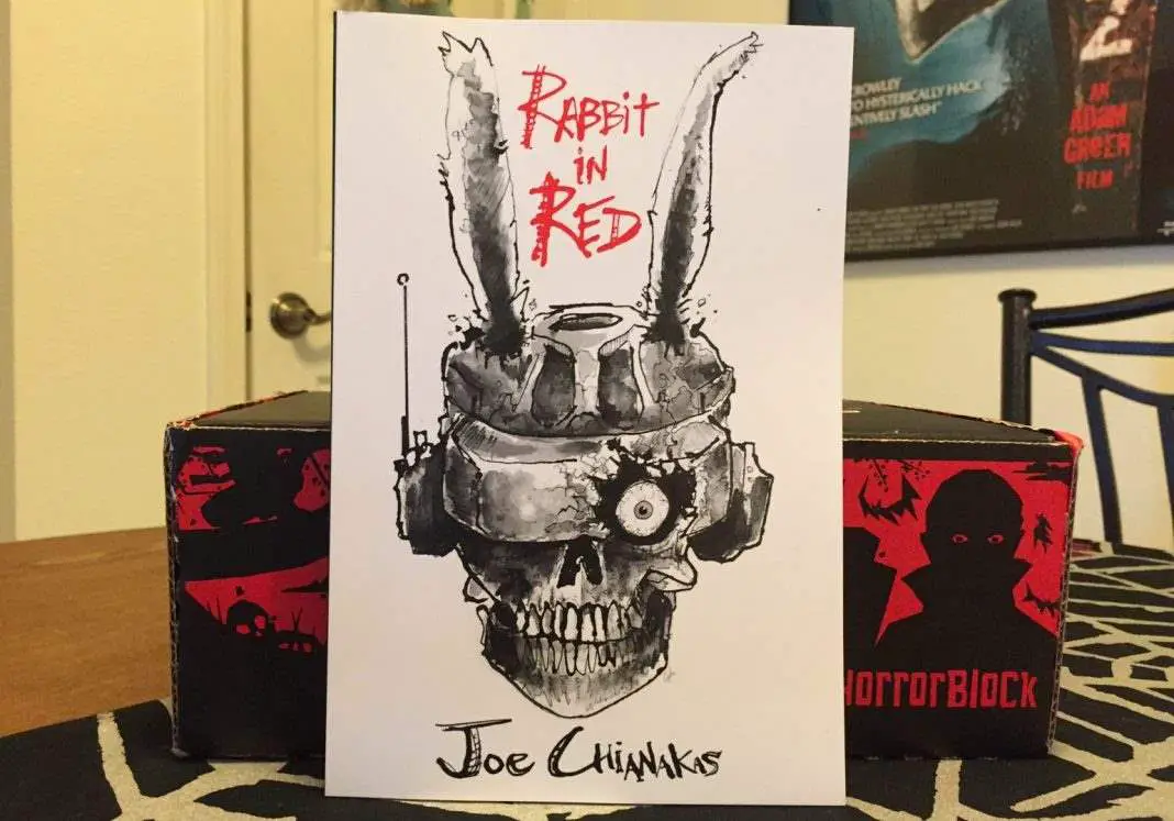 Rabbit in Red book by author Joe Chianakas in the November 2016 Horror Block
