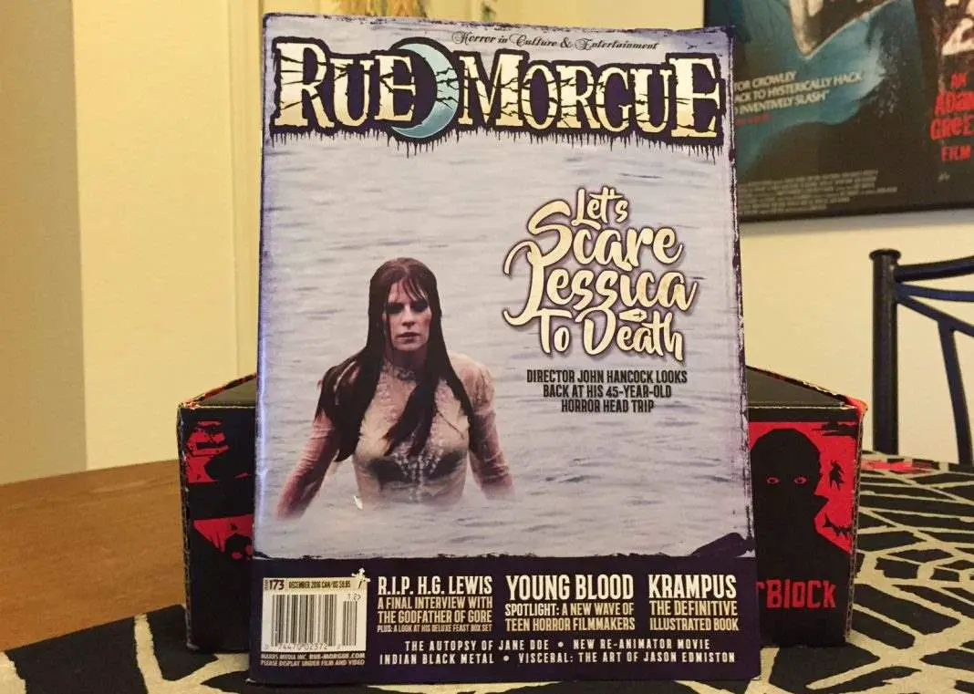 Rue Morgue magazine issue #173 in the November 2016 Horror Block