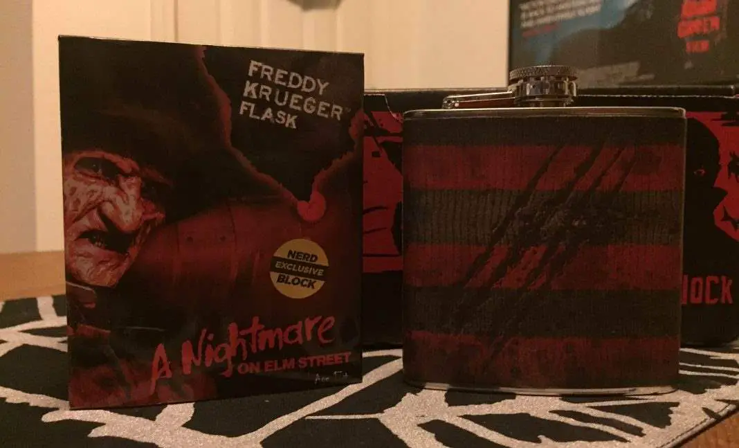 Freddy Krueger flask - Horror Block December 2016