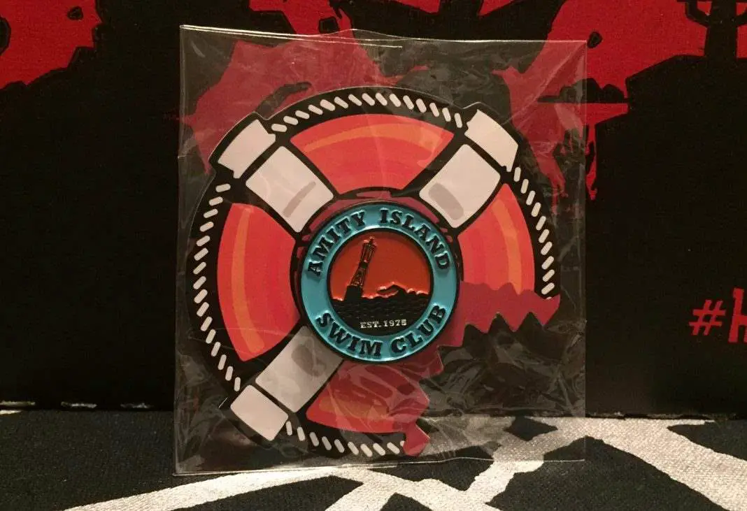 Amity Island Swim Club pin - January 2017 Horror Block