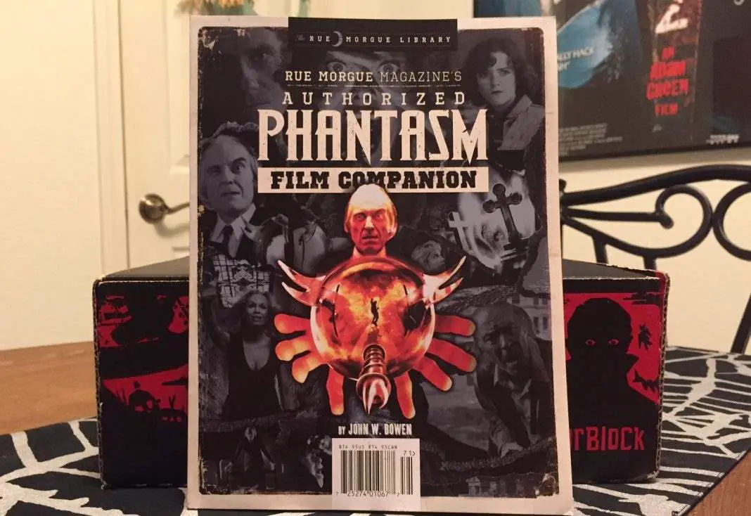 Rue Morgue Authorized Phantasm FIlm Companion book - January 2017 Horror Block