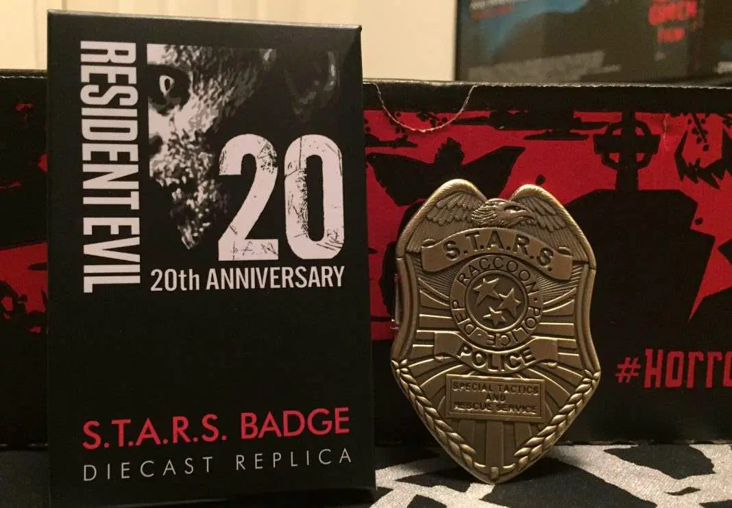 Resident Evil S.T.A.R.S. diecast replica badge - January 2017 Horror Block