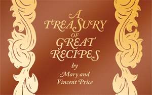 Vincent Price's cookbook
