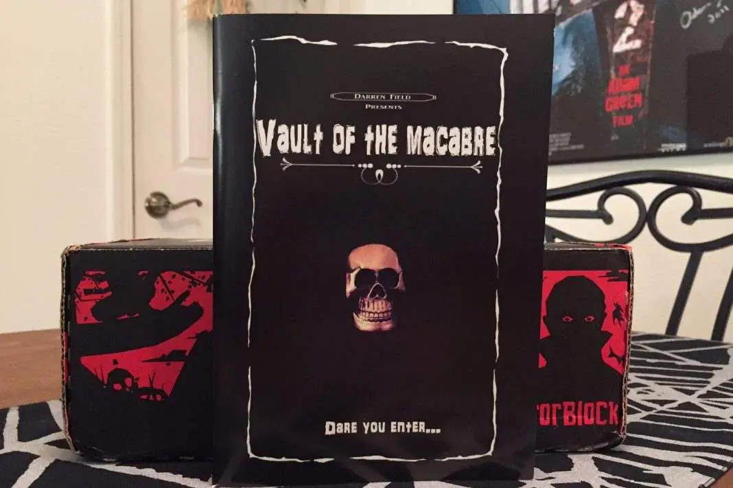 Vault of the Macabre book of poetry in the February 2017 Horror Block