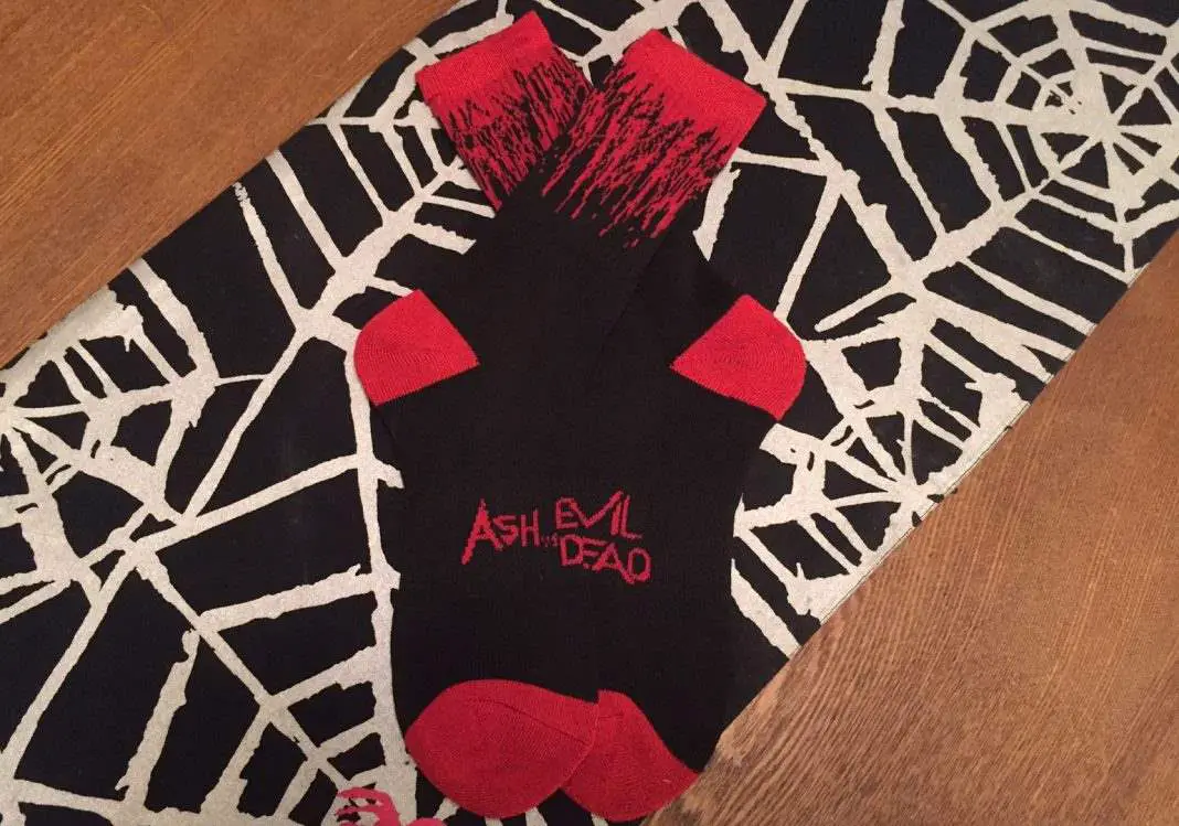 Ash vs. Evil Dead socks in the March 2017 Horror Block