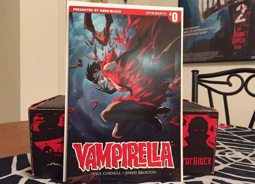 Vampirella comic book in the March 2017 Horror Block