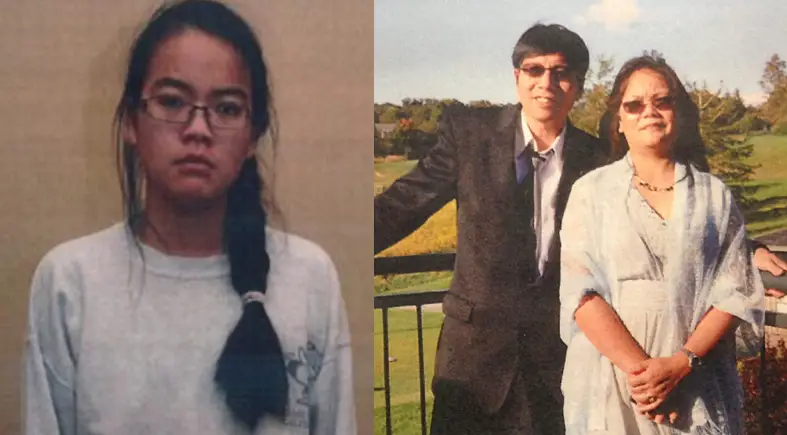 Jennifer Pan and her parents, featured in episode 50