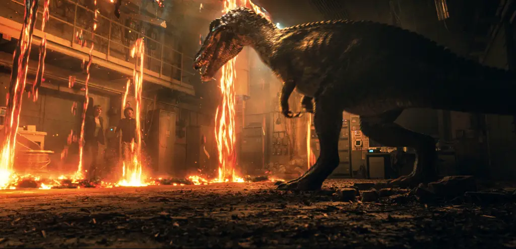 Jurassic World Fallen Kingdom fire