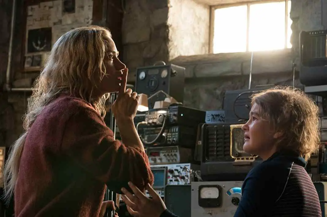 Emily Blunt and Millicent Simmonds in A Quiet Place