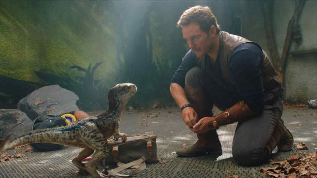 Fallen Kingdom Chris Pratt and Blue