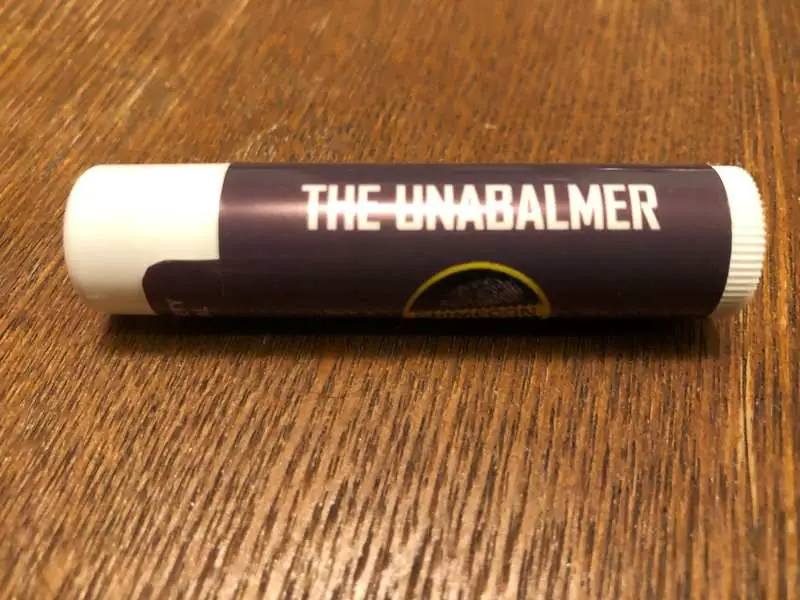 Unabalmer chapstick in the December 2018 Creepy Crate