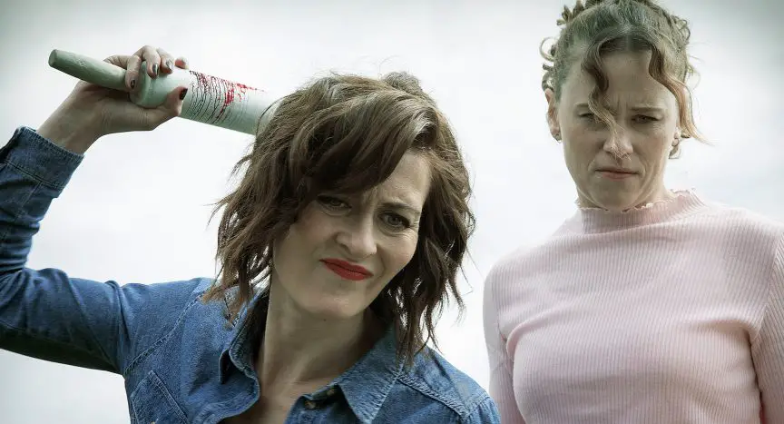 Poppy Roe and Katie Brayben in A Serial Killer's Guide to Life
