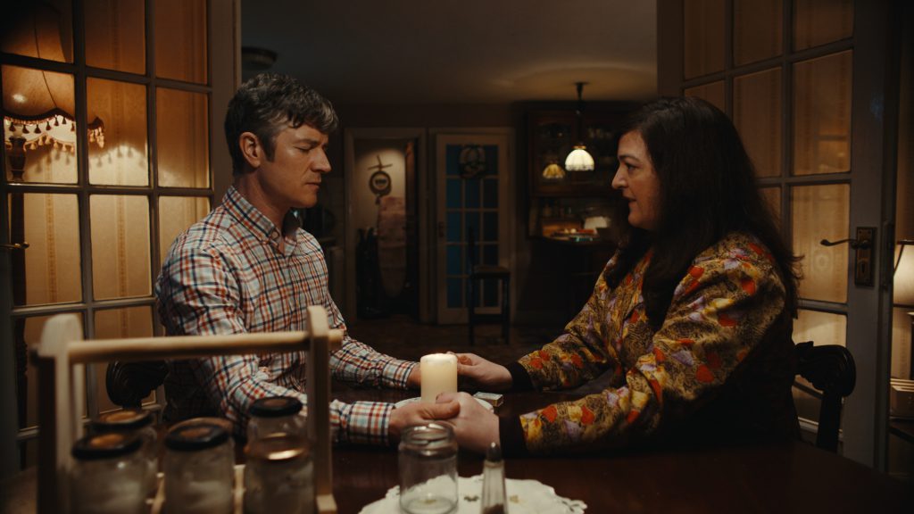 Barry Ward and Maeve Higgins in Extra Ordinary