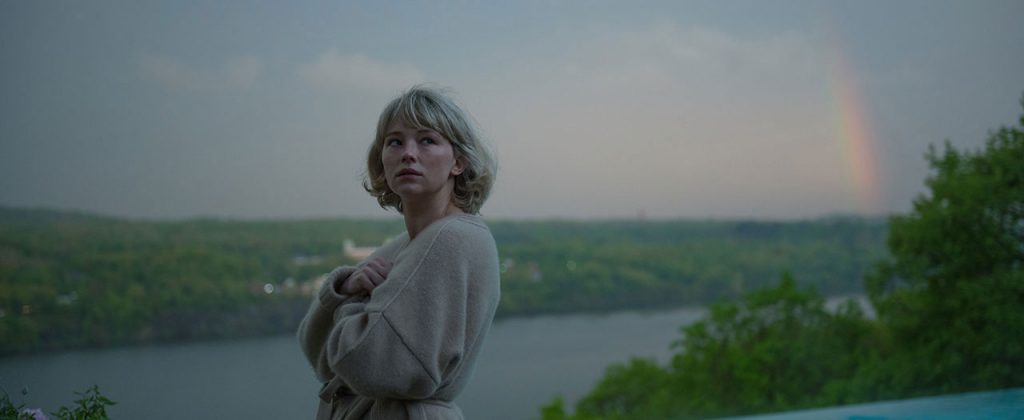 Haley Bennett in Swallow cardi