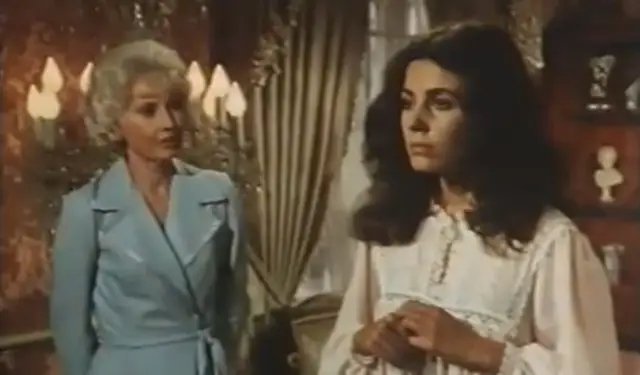 TV Barbara Stanwick and Barbara Parkins in A Taste of Evil