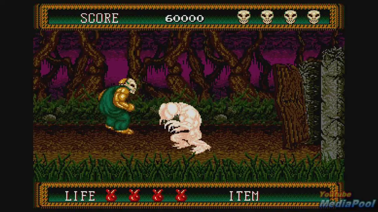 sega genesis splatterhouse 2 