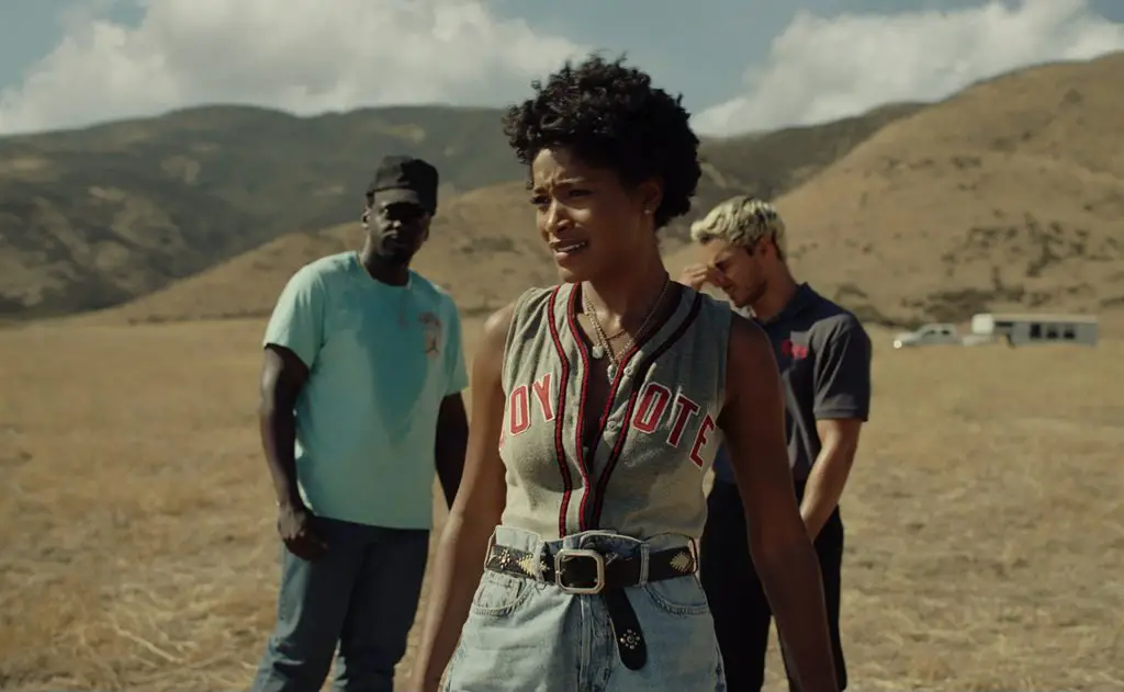 Daniel Kaluuya, Keke Palmer and Brandon Perea in Nope