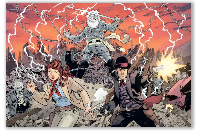 SIxth Gun Becky Montcrief and Drake Sinclair