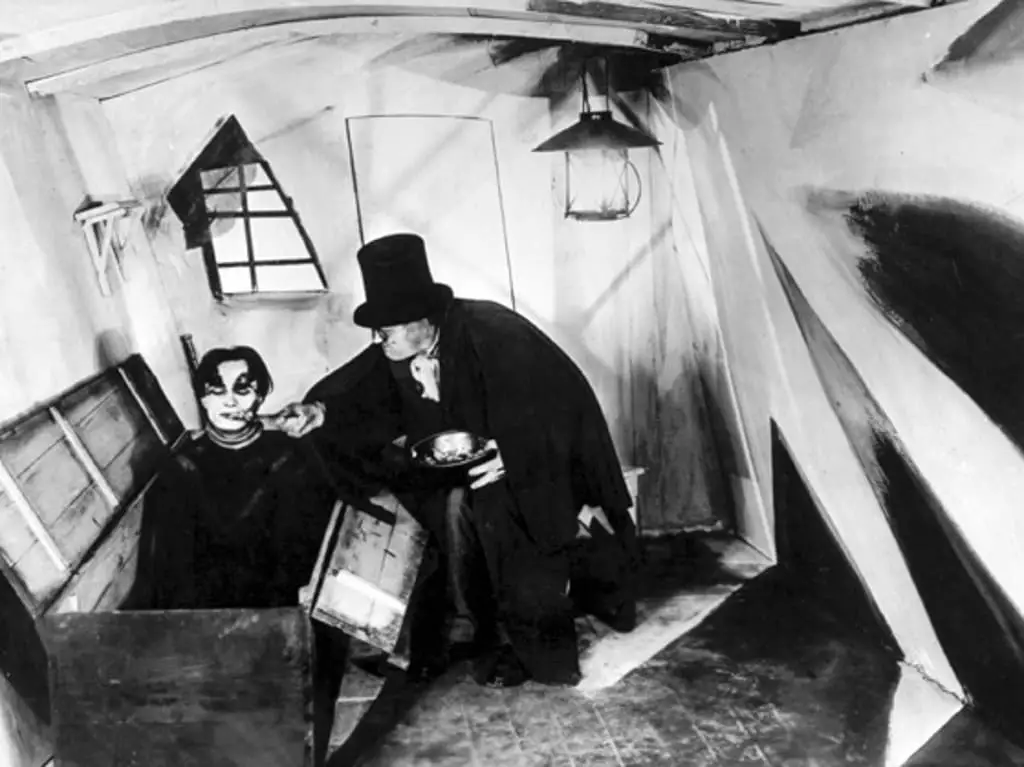 Cabinet of Dr. Caligari film scene