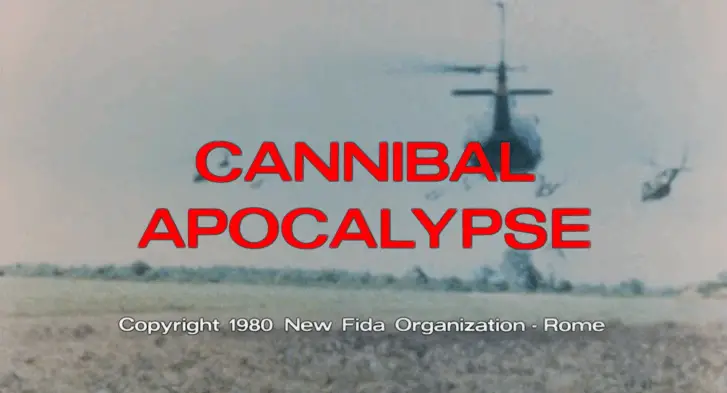 Cannibal Apocalypse merges about eight or nine different subgenres together ... yet somehow, it all works!