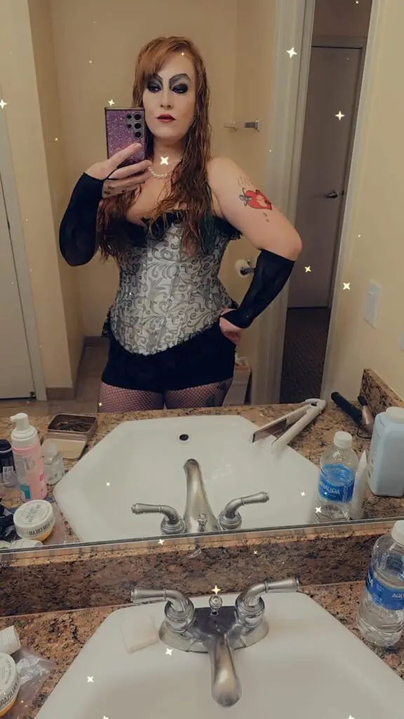 Sarah Sinn as Dr. Frank-N-Furter!